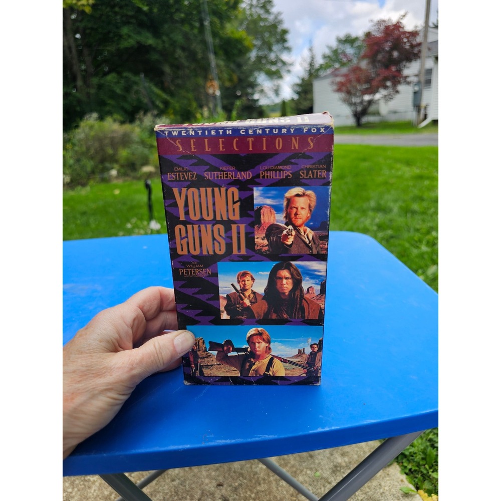 Young Guns II VHS 1990 Western Emilio Estevez Fox Video Selections 1902